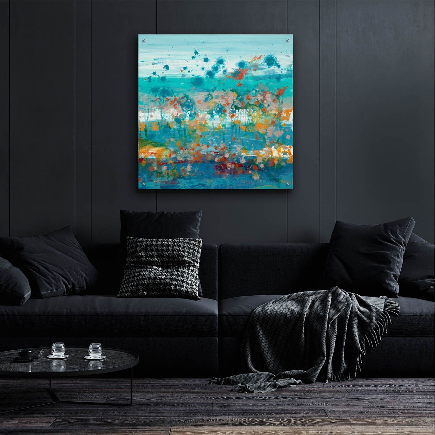 Epic Art 'Stratosphere' by Hilary Winfield, Acrylic Glass Wall Art,36x36
