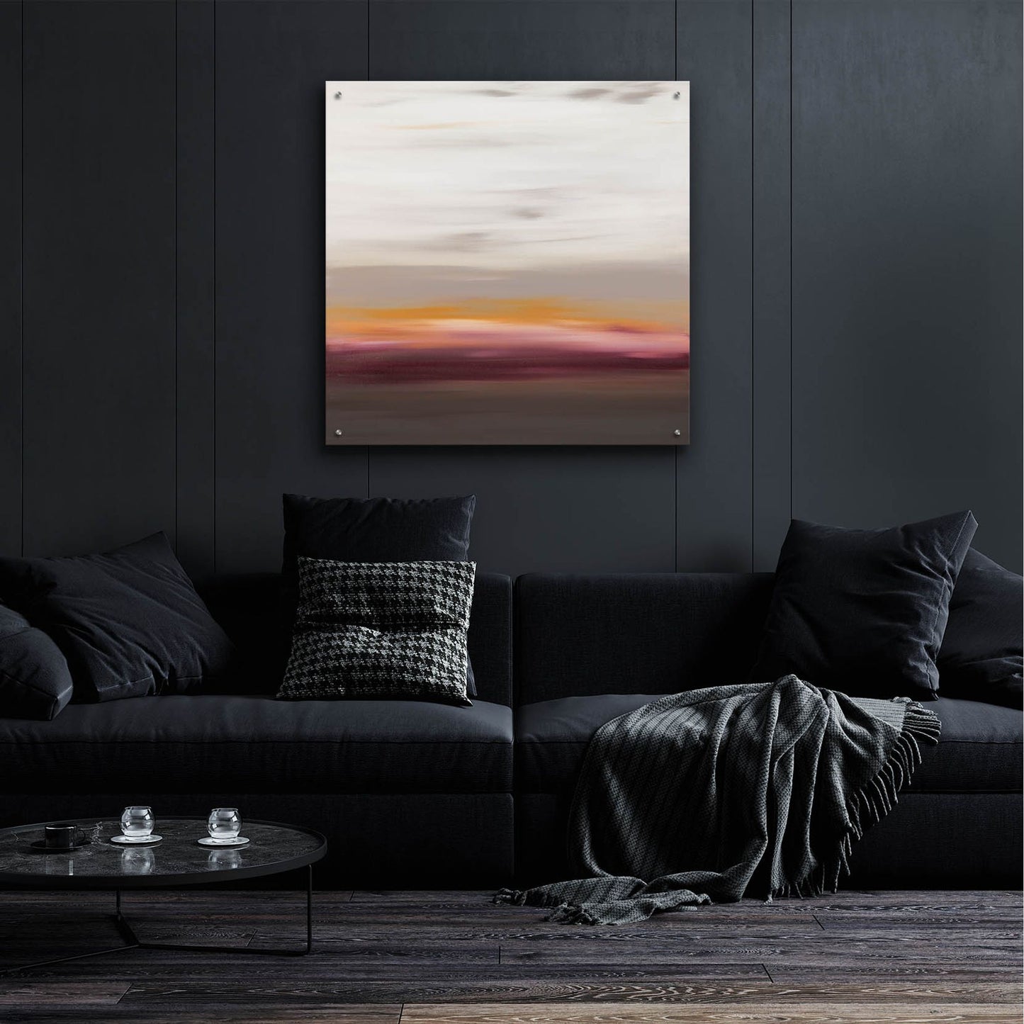 Epic Art 'Sunset 41' by Hilary Winfield, Acrylic Glass Wall Art,36x36