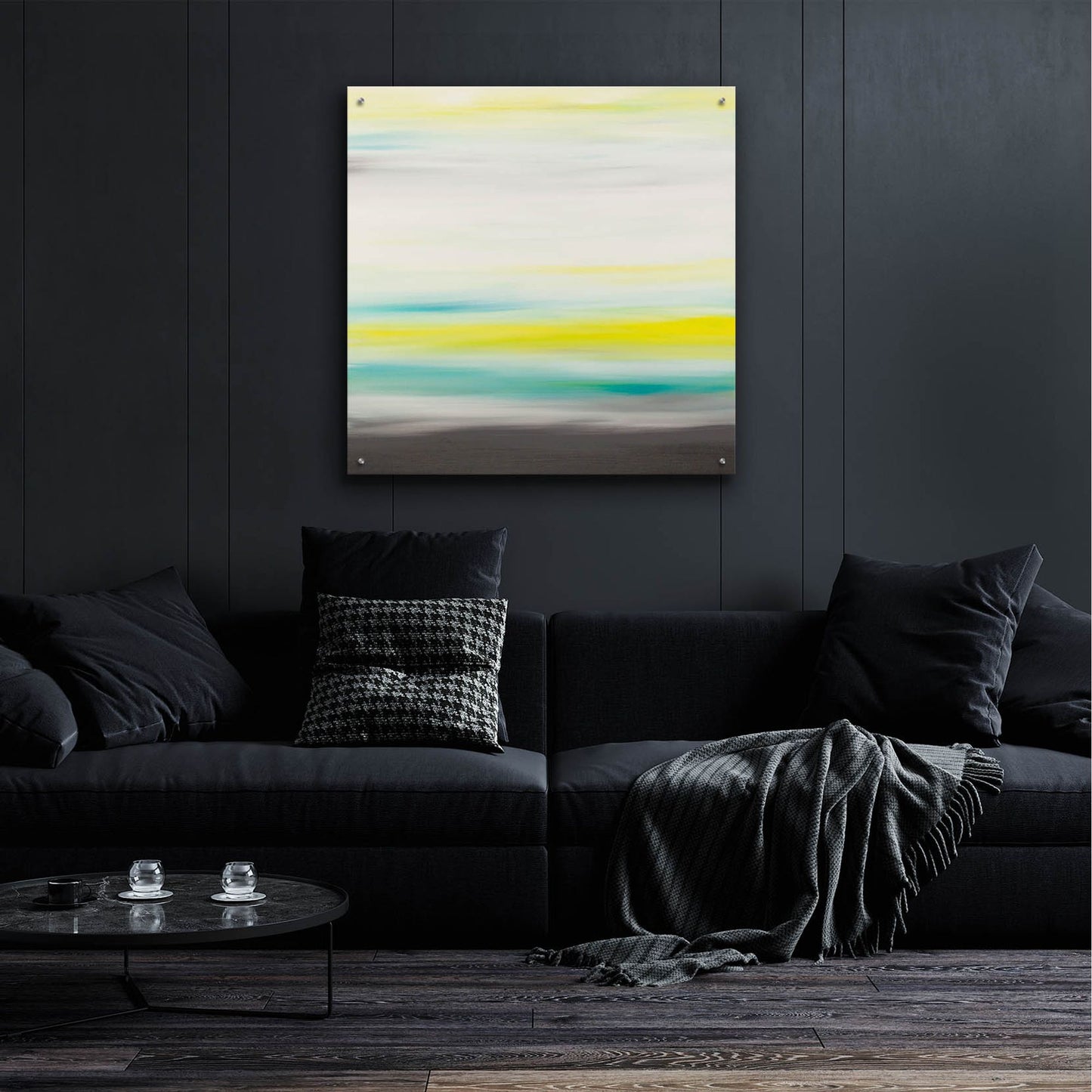 Epic Art 'Sunset 48' by Hilary Winfield, Acrylic Glass Wall Art,36x36