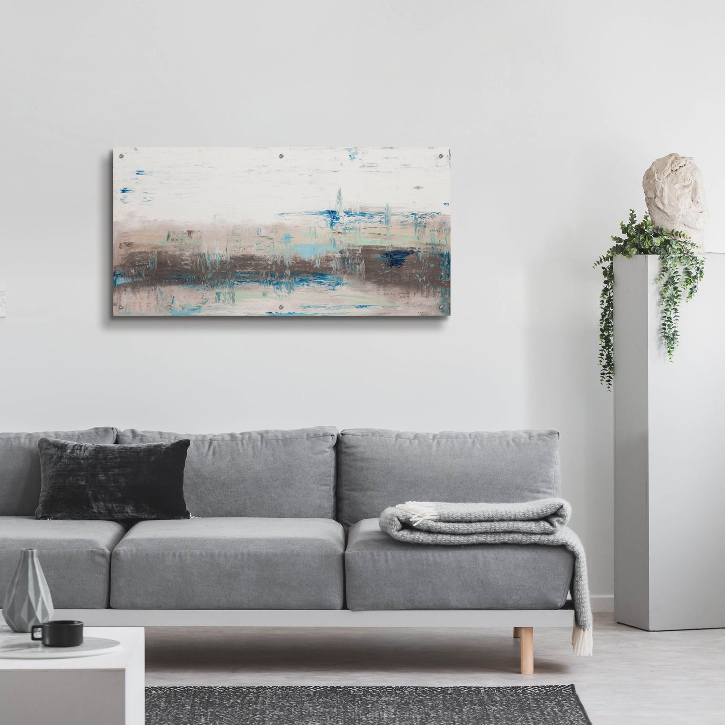 Epic Art 'Clarity 2' by Hilary Winfield, Acrylic Glass Wall Art,48x24