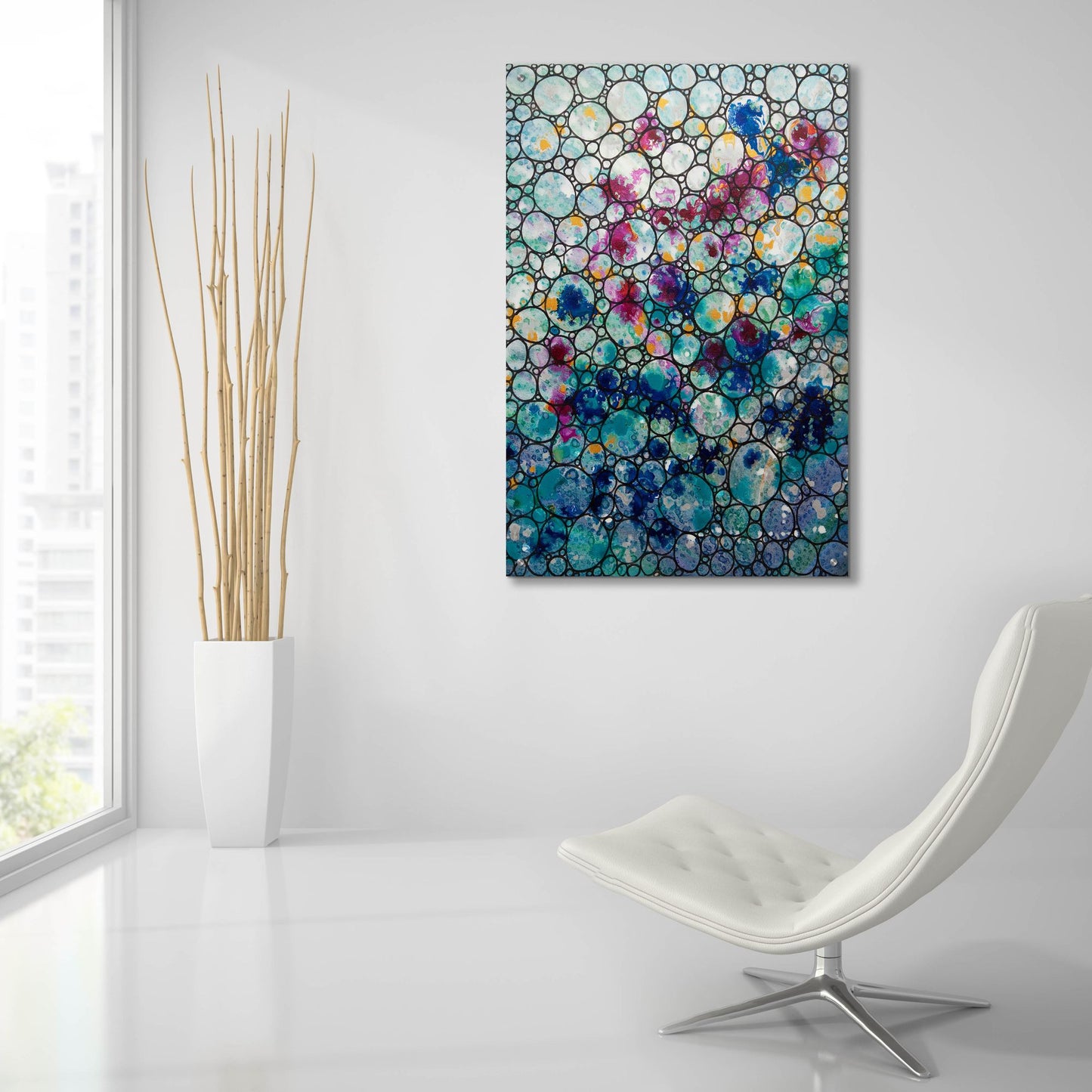 Epic Art 'Dimension 35' by Hilary Winfield, Acrylic Glass Wall Art,24x36