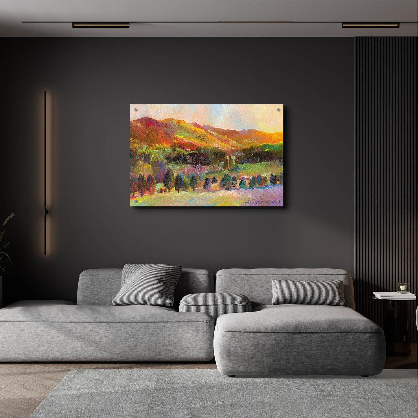 Epic Art 'Colorado Sunset' by Richard Wallich, Acrylic Glass Wall Art,36x24