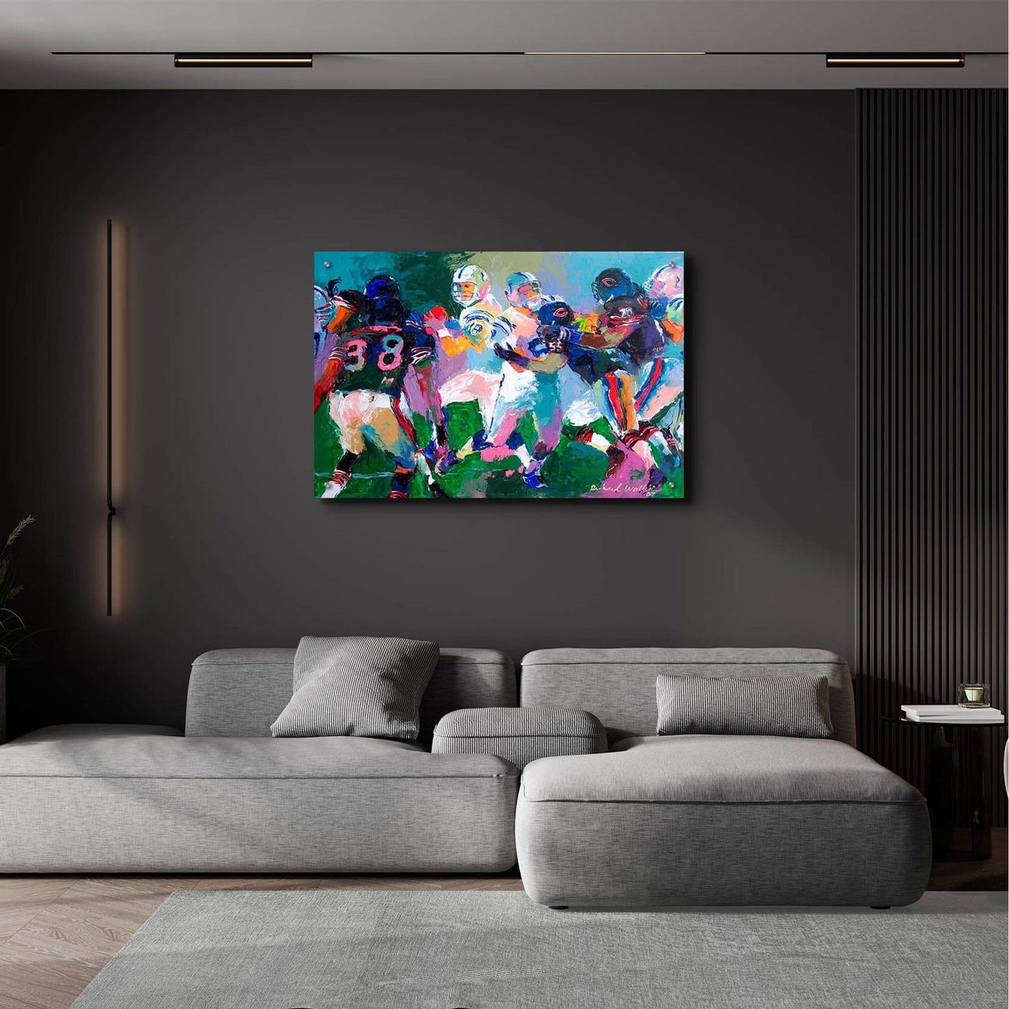 Epic Art 'XLI' by Richard Wallich, Acrylic Glass Wall Art,36x24