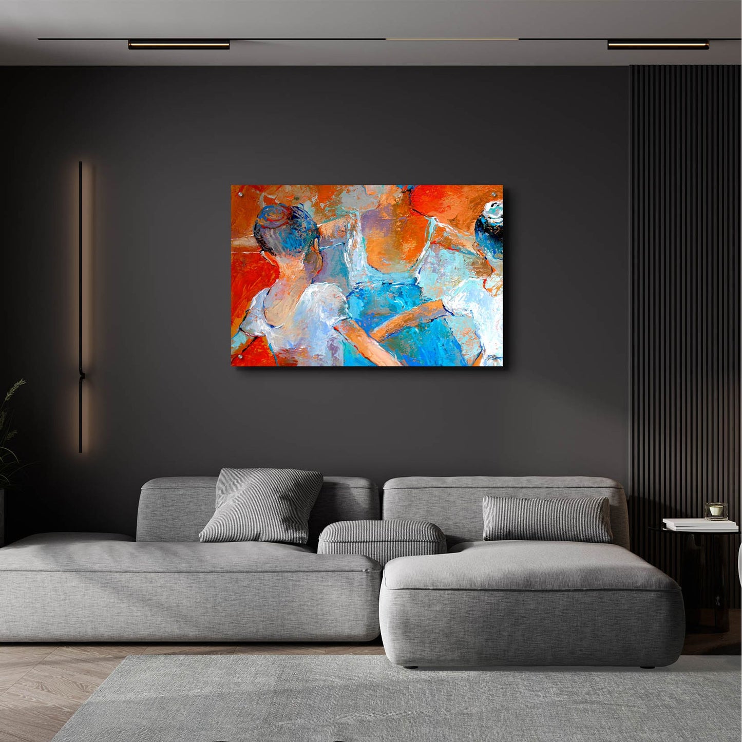 Epic Art 'Ballet Class' by Richard Wallich, Acrylic Glass Wall Art,36x24