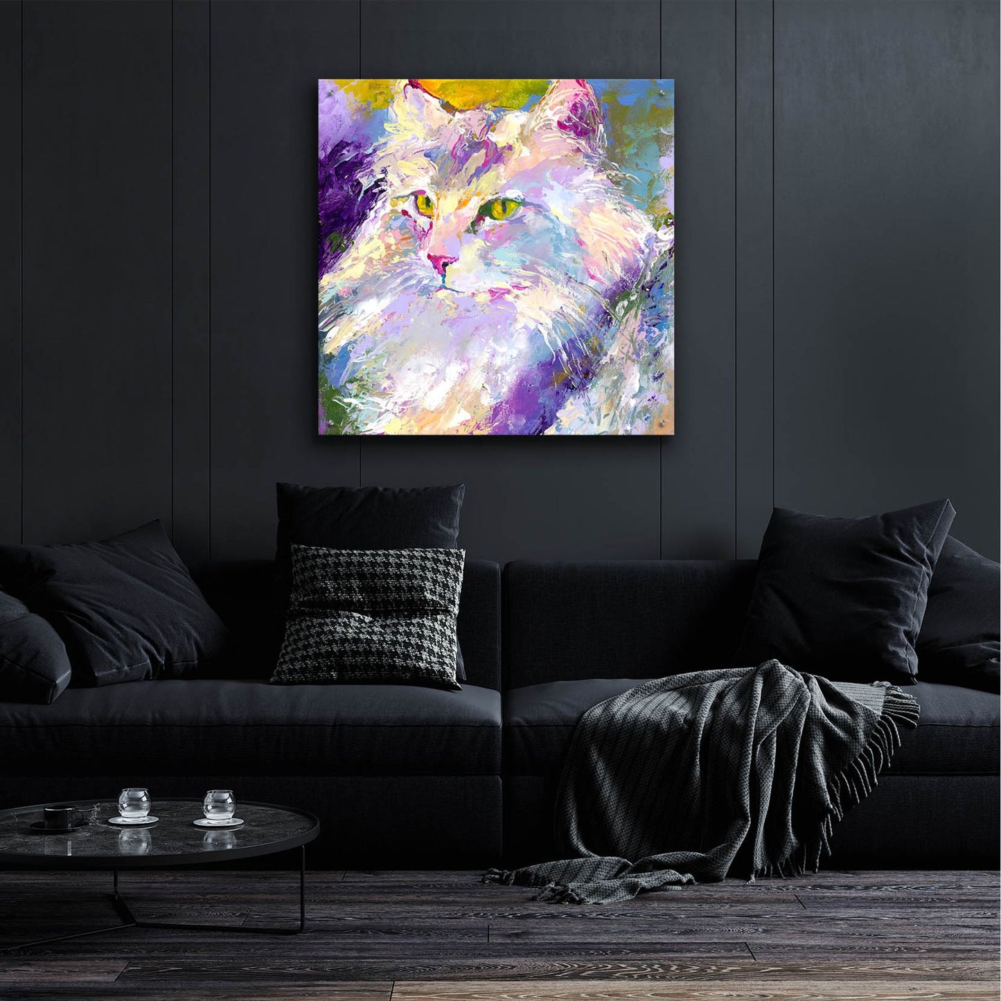 Epic Art 'Mr Puff' by Richard Wallich, Acrylic Glass Wall Art,36x36