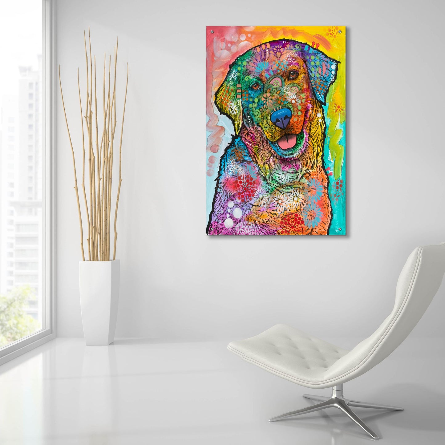 Epic Art 'Derpy Love' by Dean Russo, Acrylic Glass Wall Art,24x36