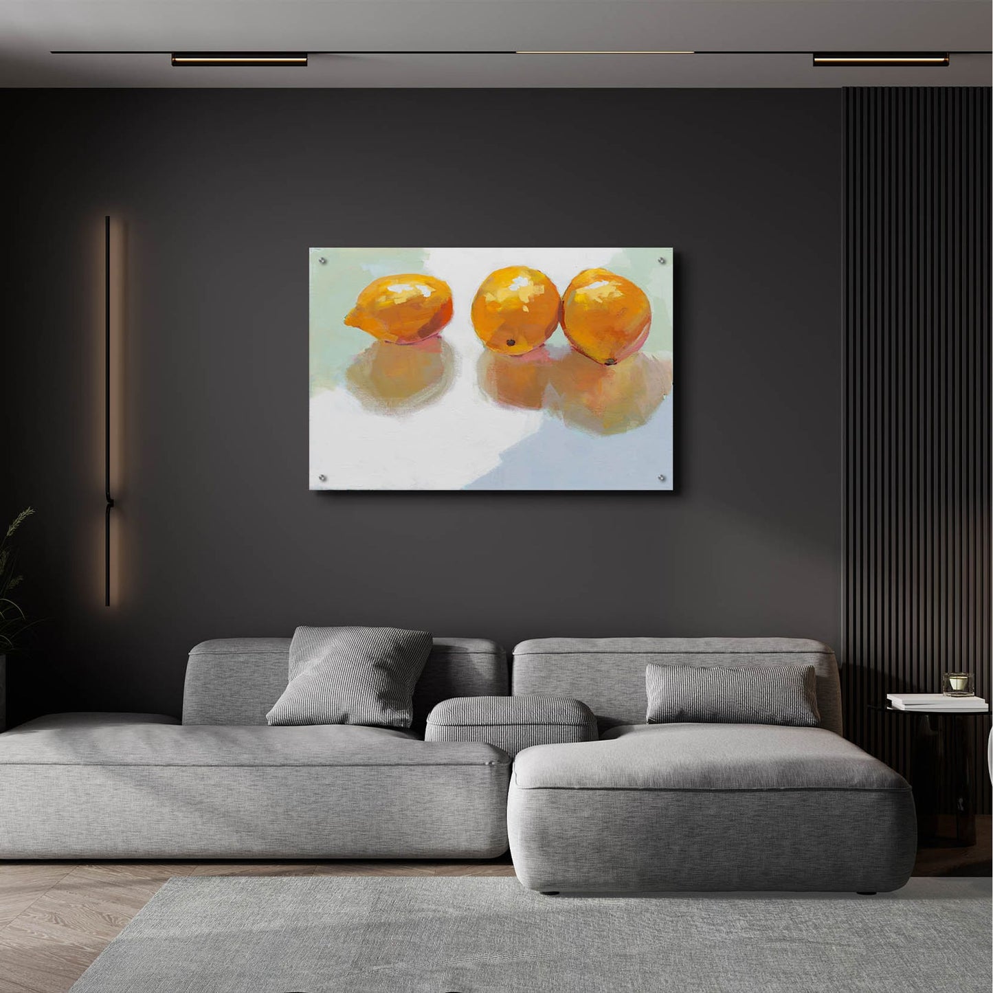 Epic Art 'Meyer Lemons' by Jenny Westenhofer, Acrylic Glass Wall Art,36x24