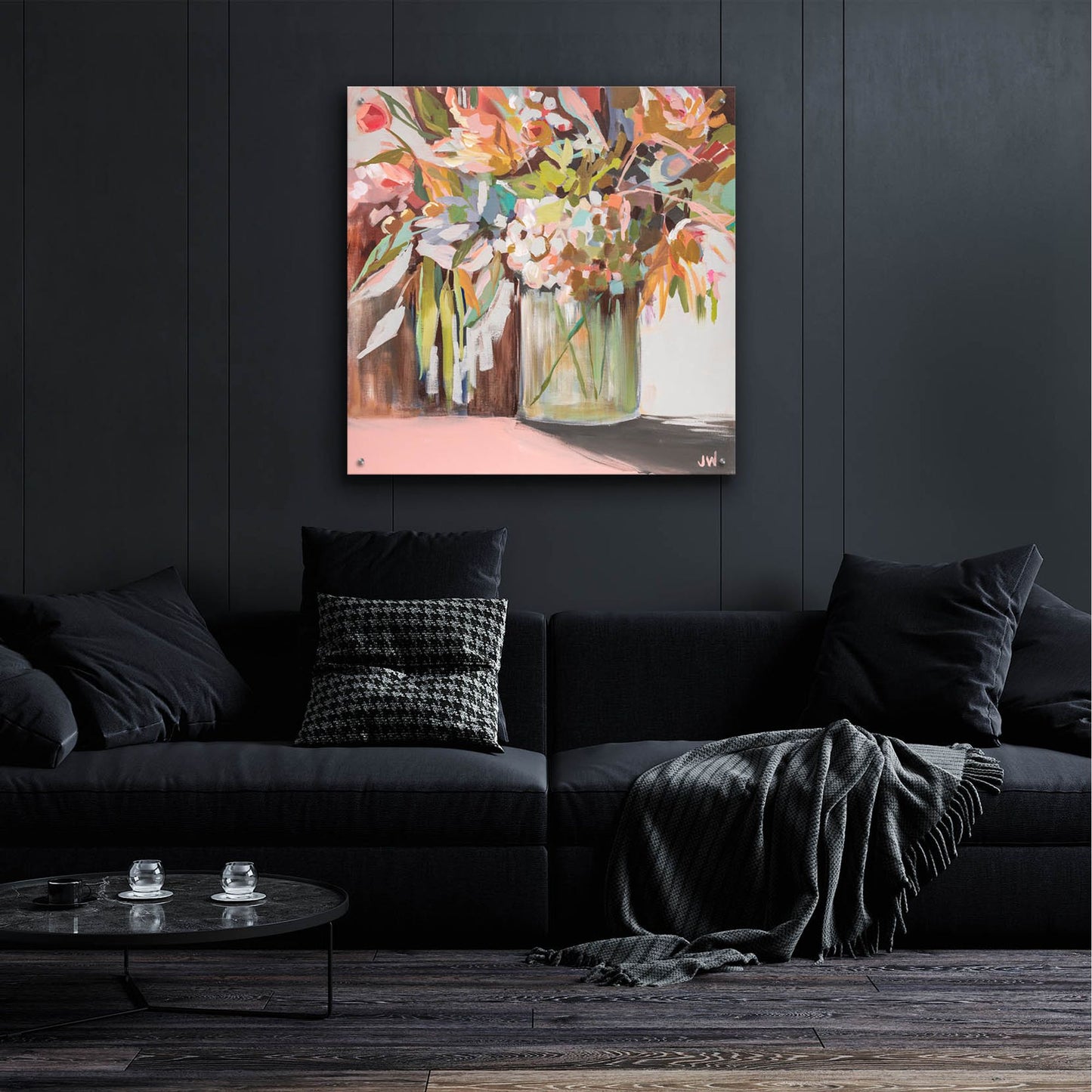 Epic Art 'Soft Landing' by Jenny Westenhofer, Acrylic Glass Wall Art,36x36