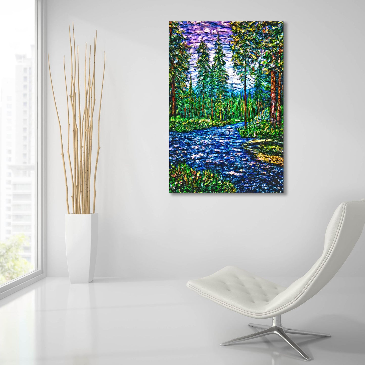 Epic Art 'Summer Time Magic II' by Lena Owens, Acrylic Glass Wall Art,24x36