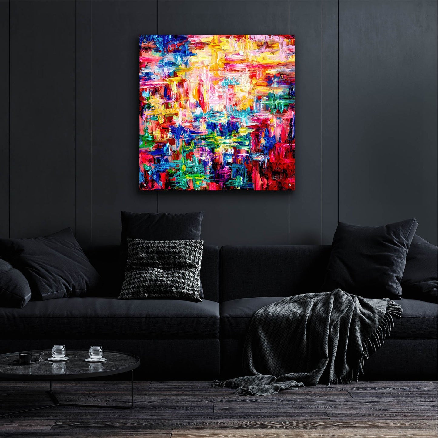 Epic Art 'Vincent's Dream' by Lena Owens, Acrylic Glass Wall Art,36x36