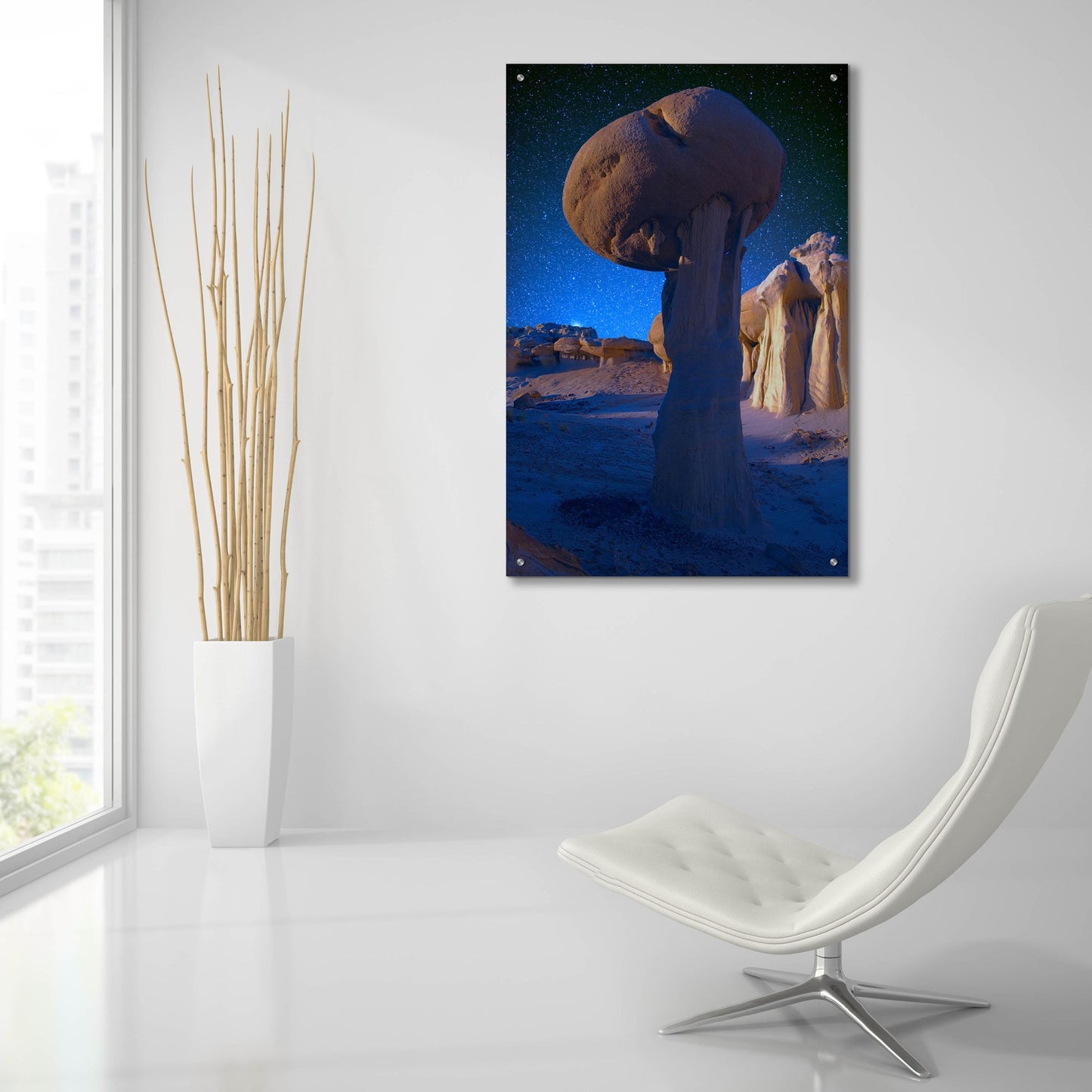 Epic Art 'Just a Rock in the Valley of Dreams' by Lena Owens, Acrylic Glass Wall Art,24x36