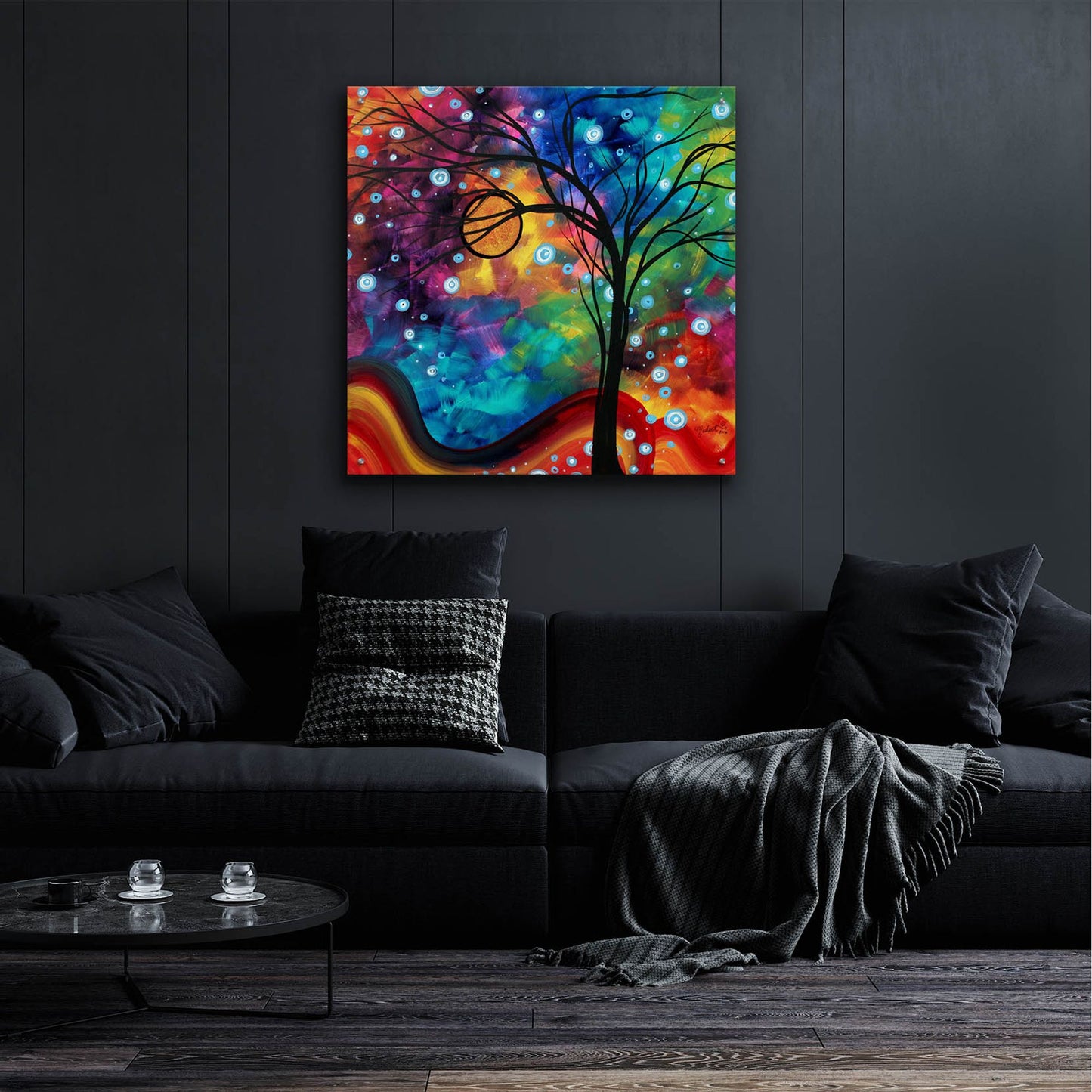 Epic Art 'Winter Cold' by Megan Duncanson, Acrylic Glass Wall Art,36x36