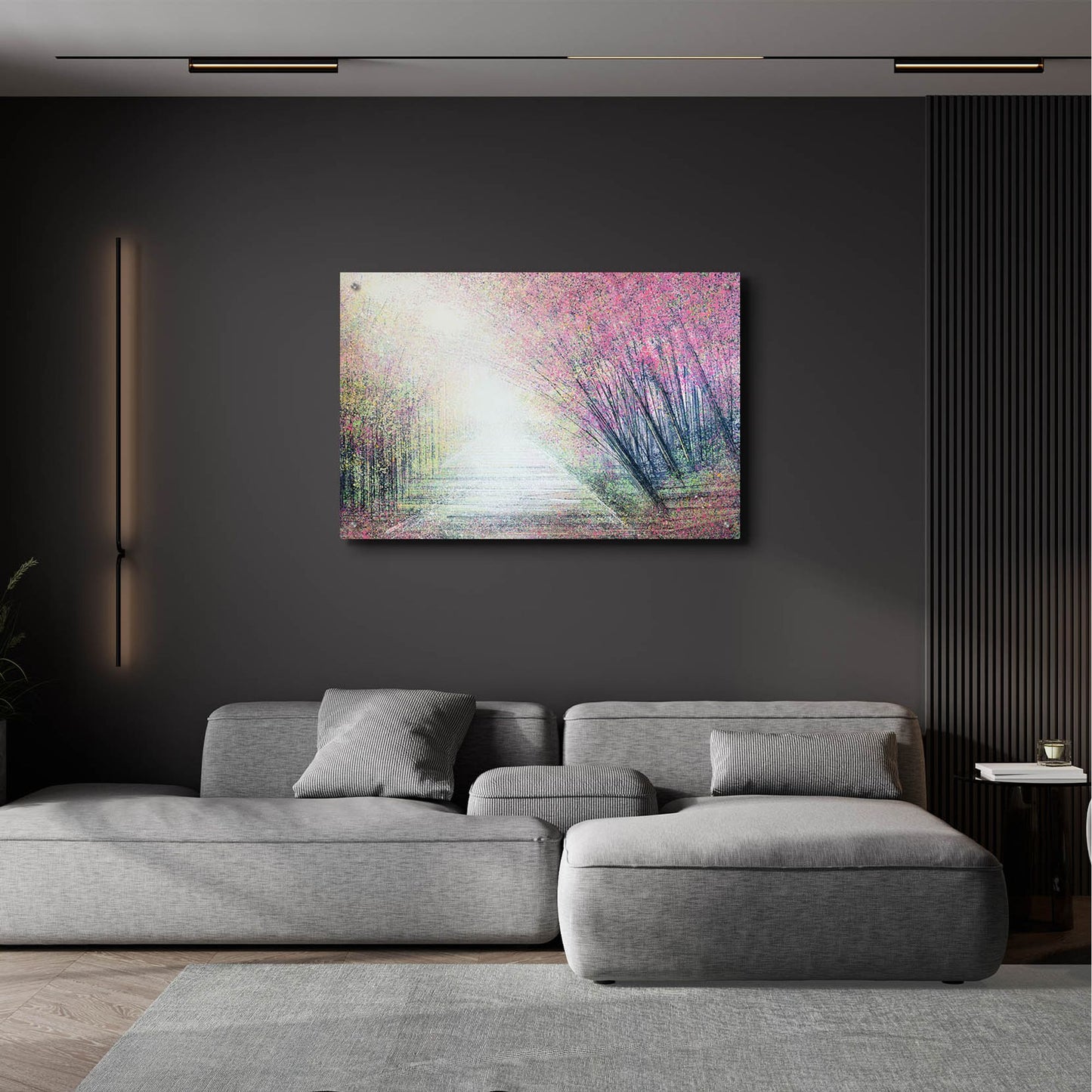 Epic Art 'Forest Path In Spring' by Marc Todd, Acrylic Glass Wall Art,36x24