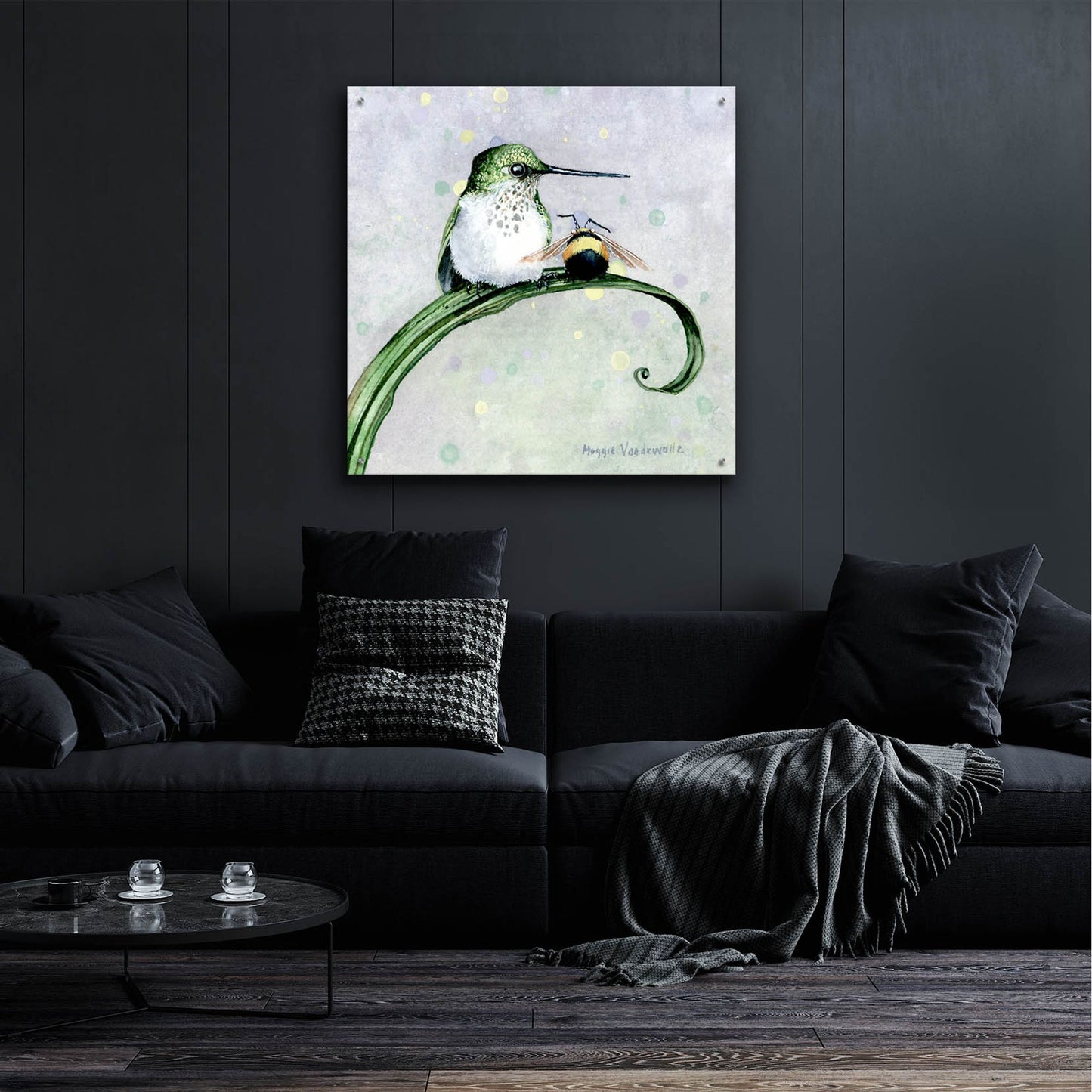 Epic Art 'Camaraderie' by Maggie Vandewalle, Acrylic Glass Wall Art,36x36