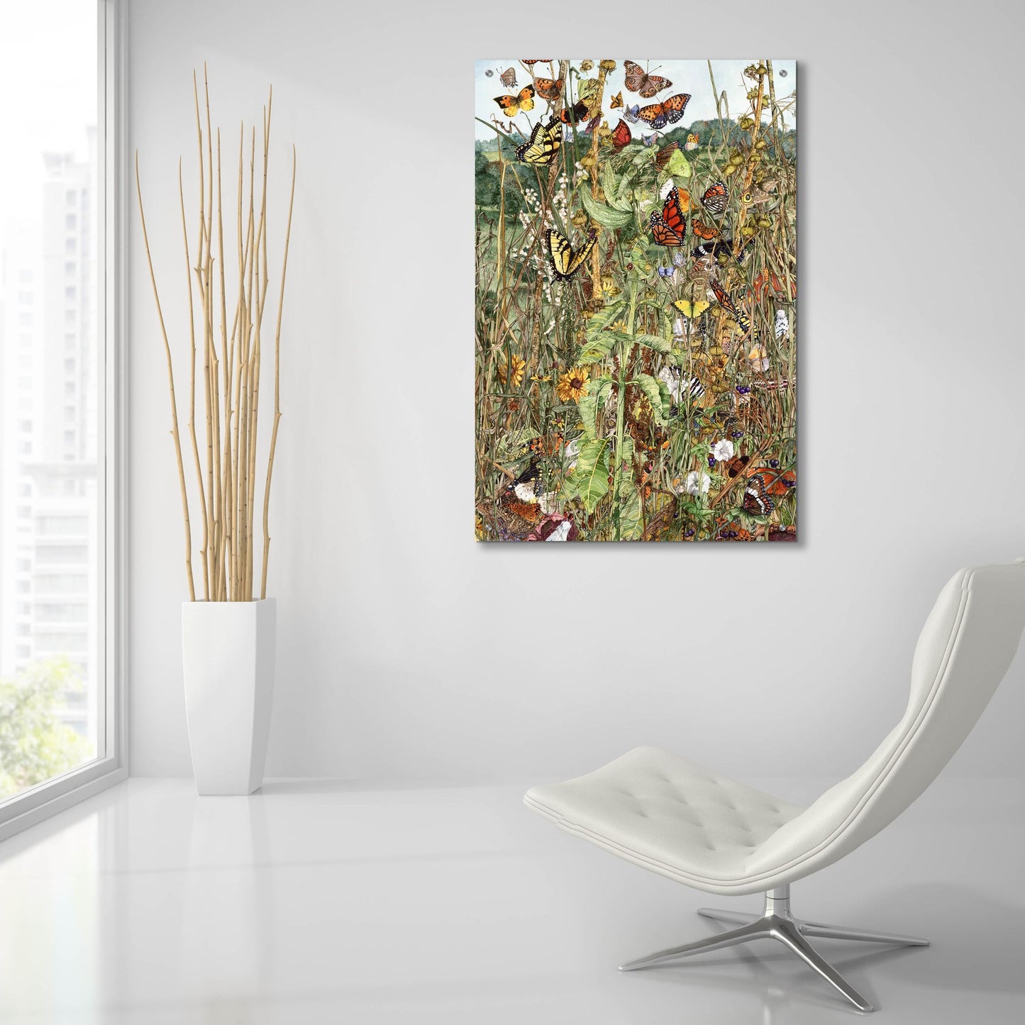 Epic Art 'Late Summer' by Maggie Vandewalle, Acrylic Glass Wall Art,24x36