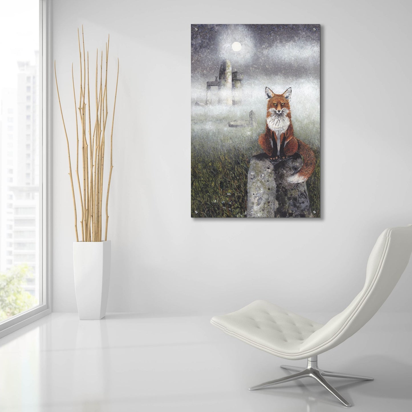 Epic Art 'Sanguine' by Maggie Vandewalle, Acrylic Glass Wall Art,24x36