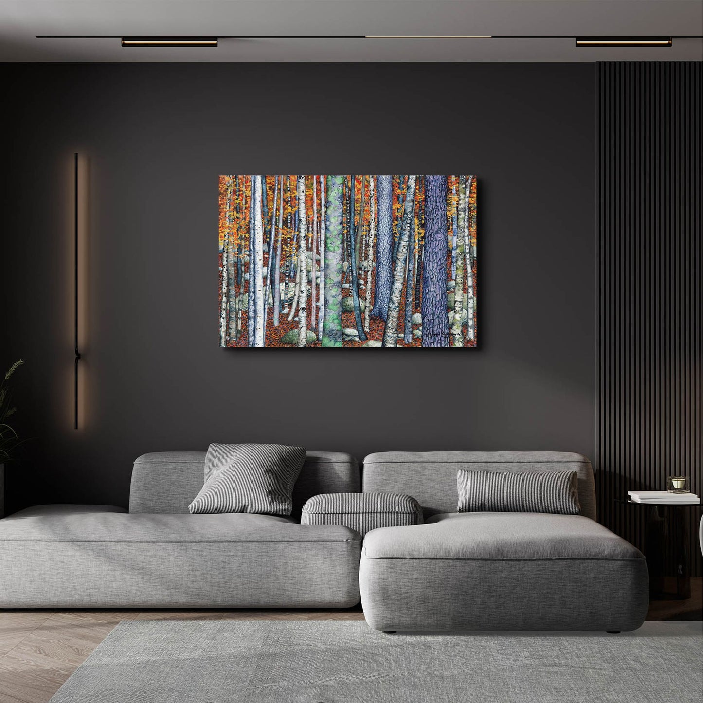 Epic Art 'Sticks and Stones' by Maggie Vandewalle, Acrylic Glass Wall Art,36x24