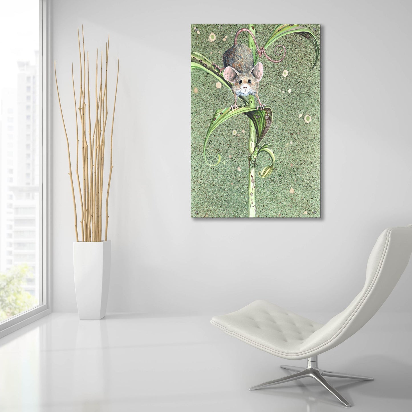 Epic Art 'The Climbdown' by Maggie Vandewalle, Acrylic Glass Wall Art,24x36