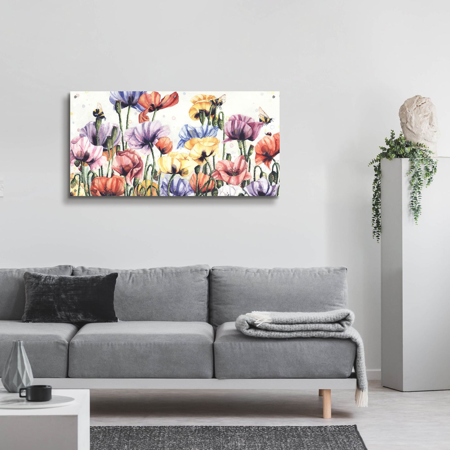 Epic Art 'The Tipplers' by Maggie Vandewalle, Acrylic Glass Wall Art,48x24