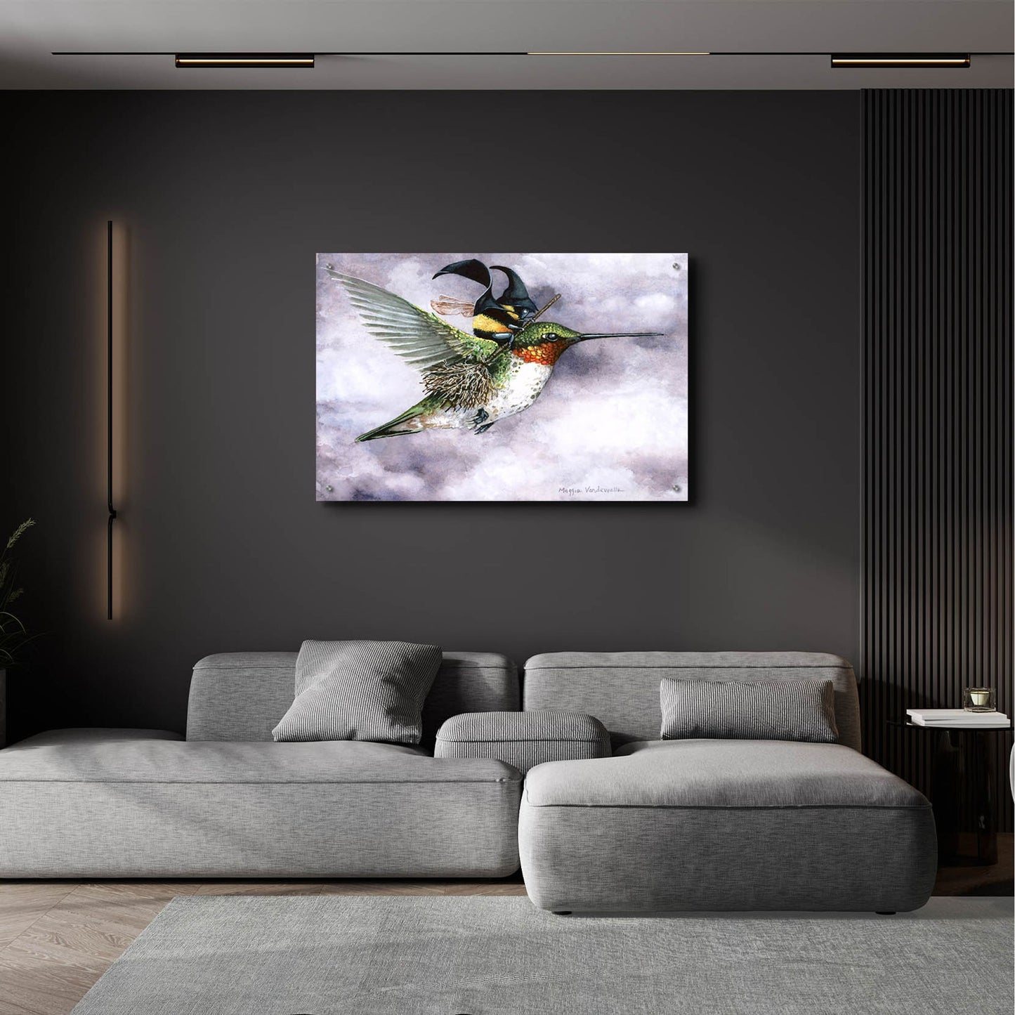 Epic Art 'Training Wheels' by Maggie Vandewalle, Acrylic Glass Wall Art,36x24