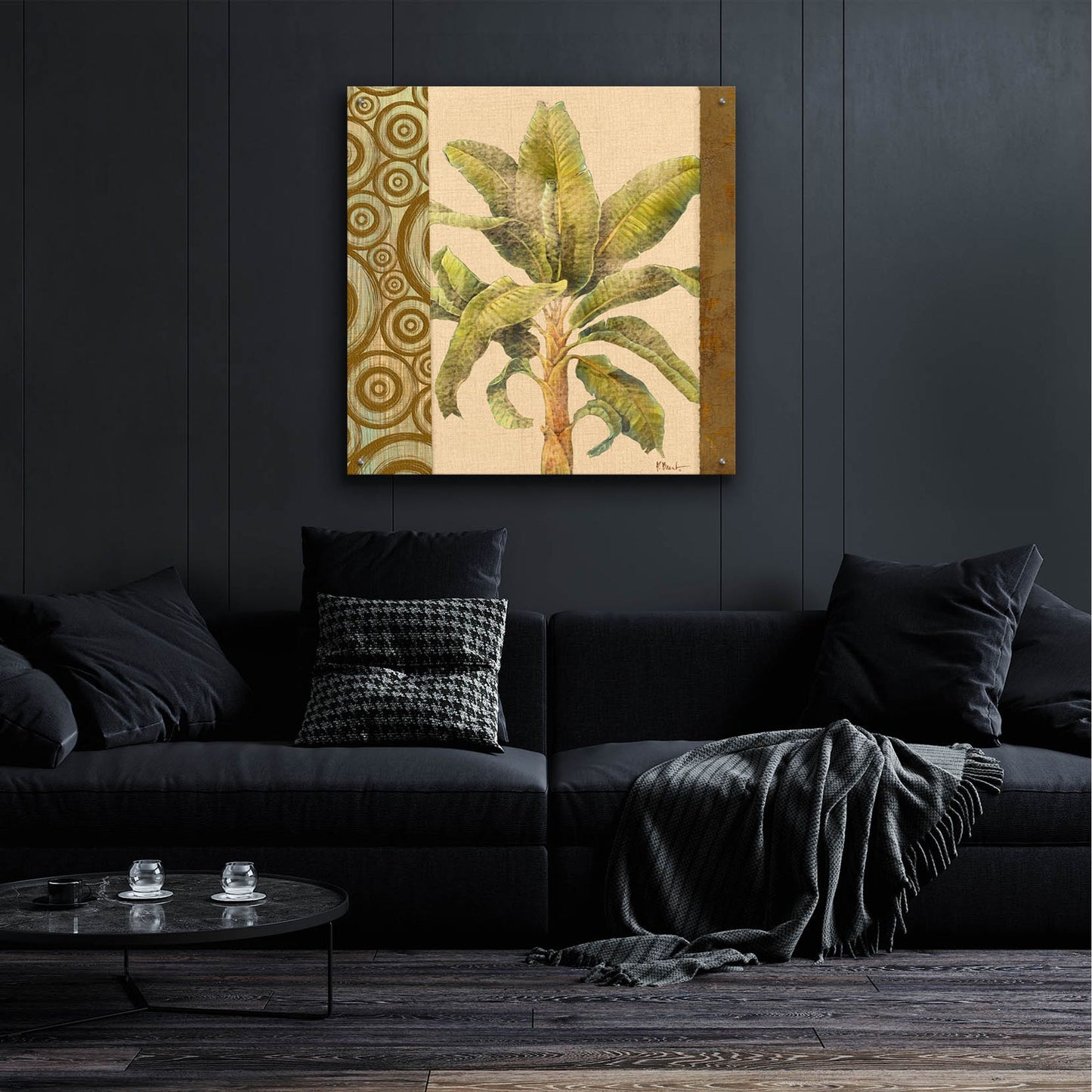 Epic Art 'Parlor Palm I' by Paul Brent, Acrylic Glass Wall Art,36x36