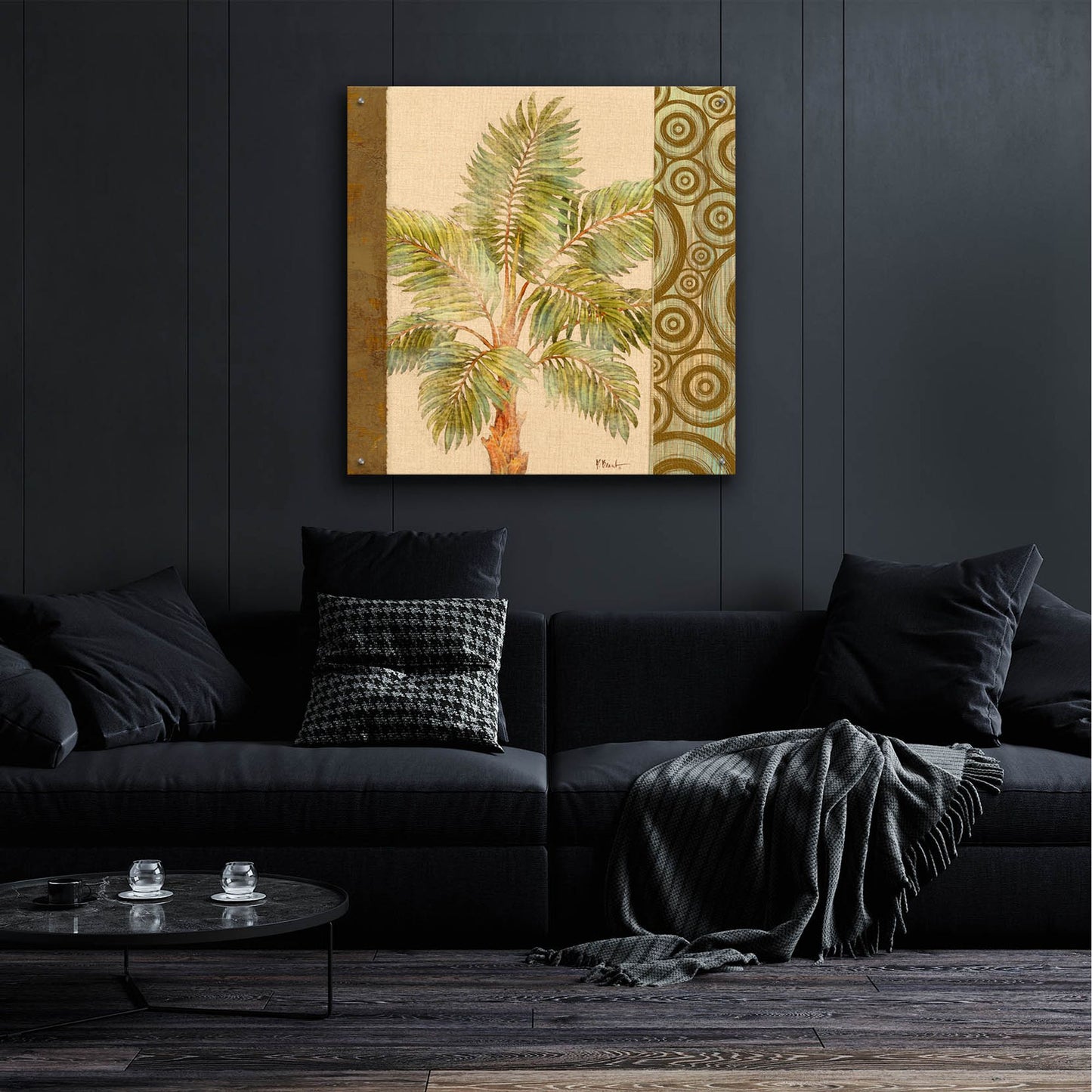 Epic Art 'Parlor Palm II' by Paul Brent, Acrylic Glass Wall Art,36x36