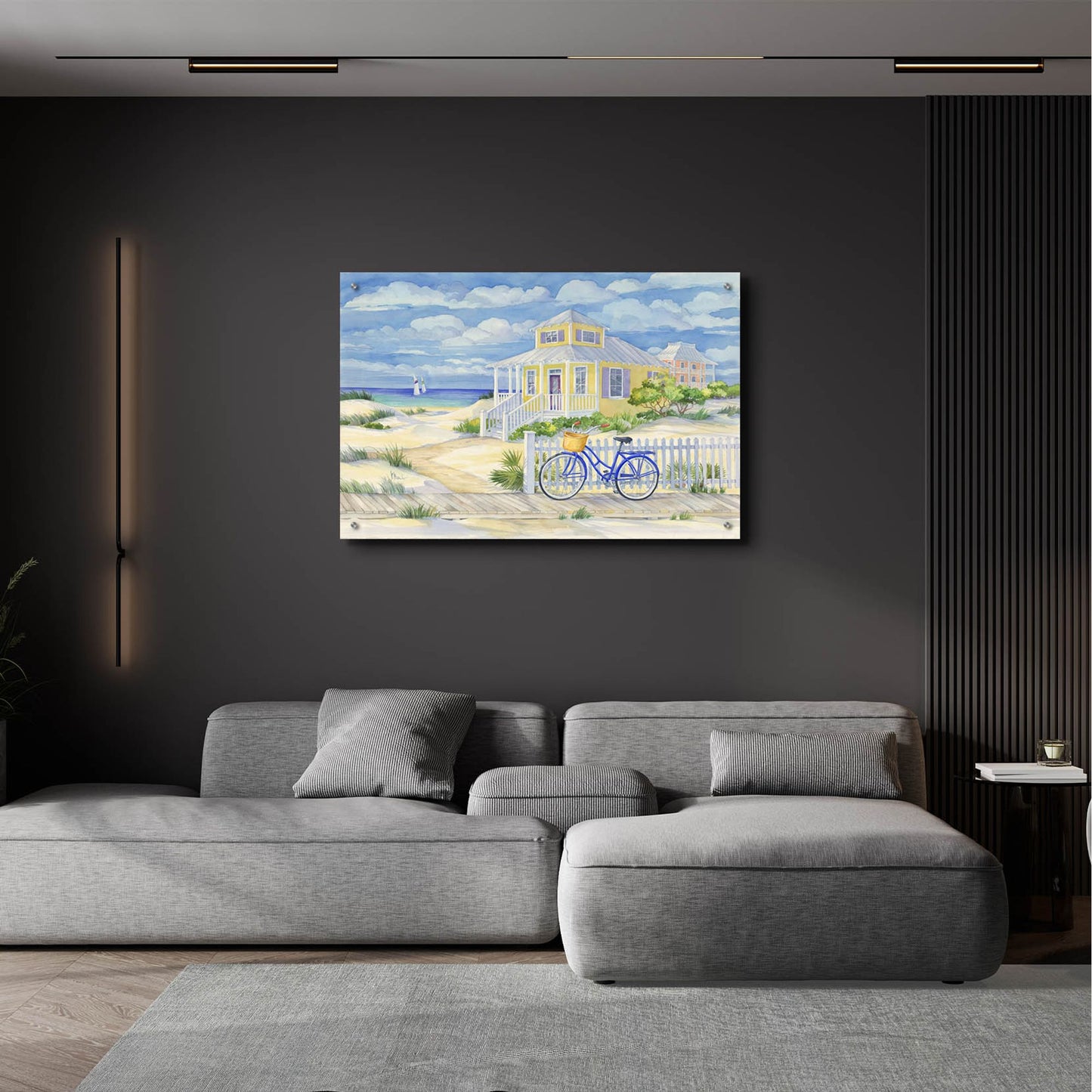 Epic Art 'Beach Cruiser I' by Paul Brent, Acrylic Glass Wall Art,36x24