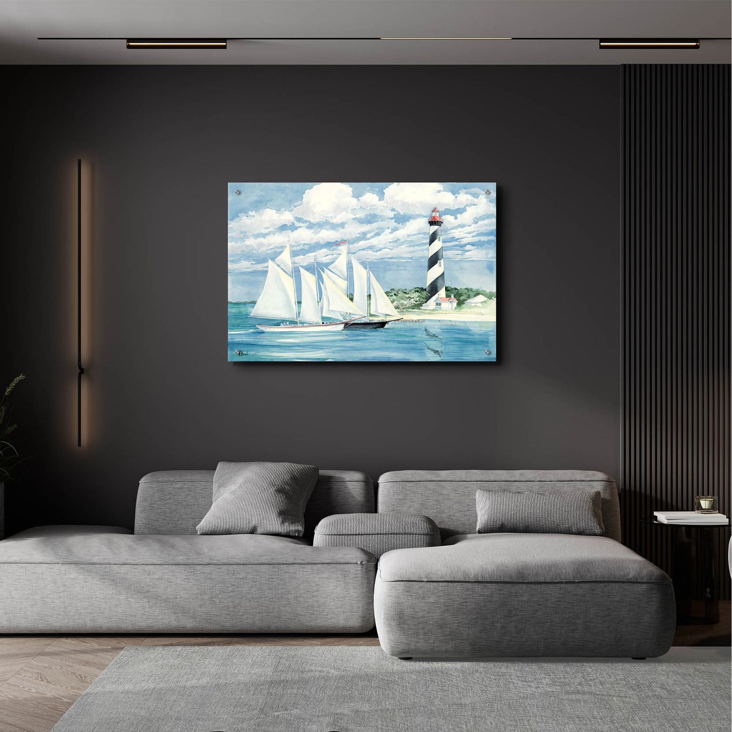 Epic Art 'Passing the Light' by Paul Brent, Acrylic Glass Wall Art,36x24