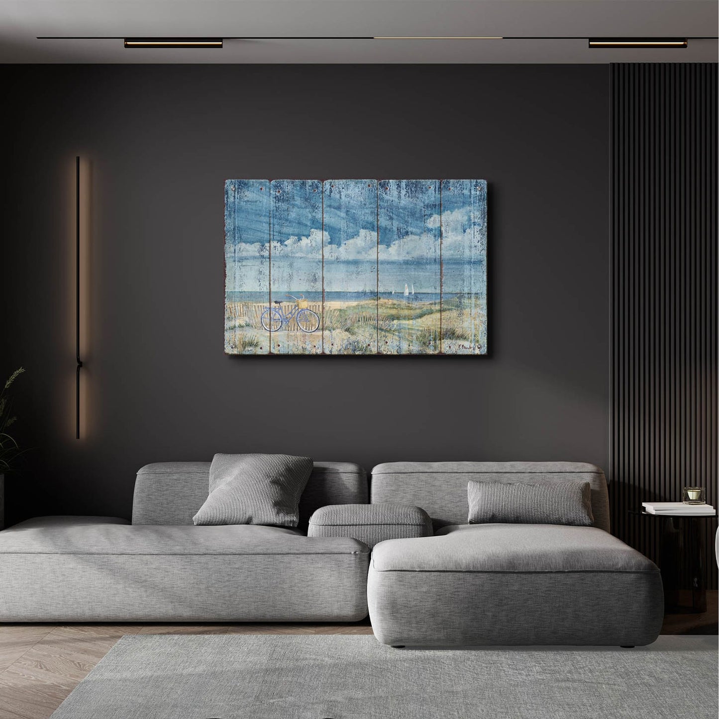 Epic Art 'Quiet Coast' by Paul Brent, Acrylic Glass Wall Art,36x24