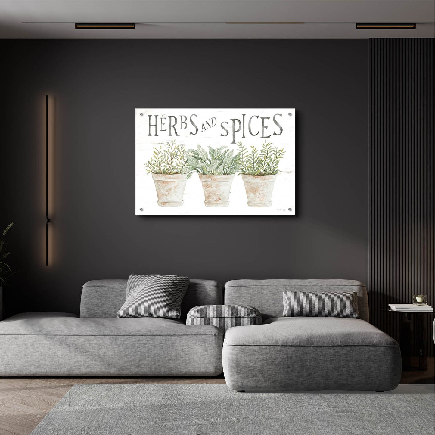 Epic Art 'Herbs and Spices' by Cindy Jacobs, Acrylic Glass Wall Art,36x24