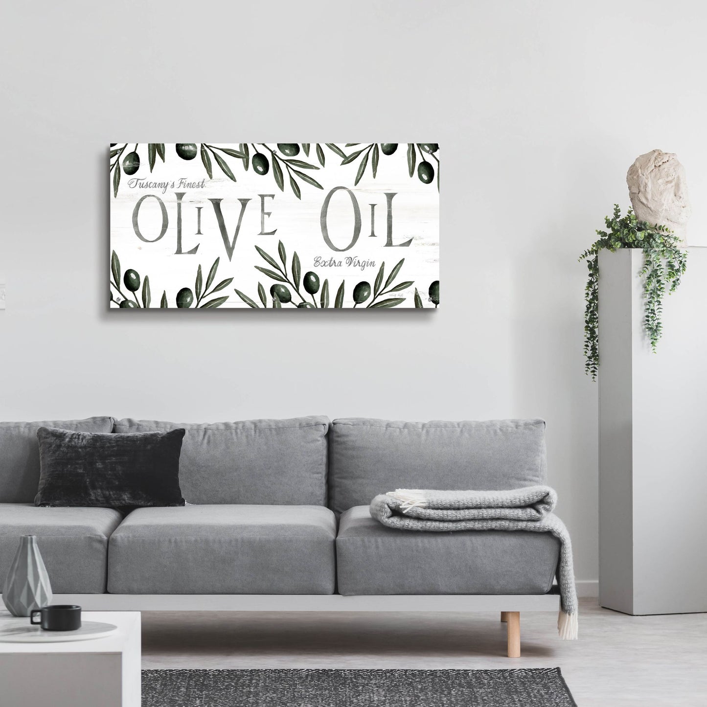 Epic Art 'Olive Oil' by Cindy Jacobs, Acrylic Glass Wall Art,48x24