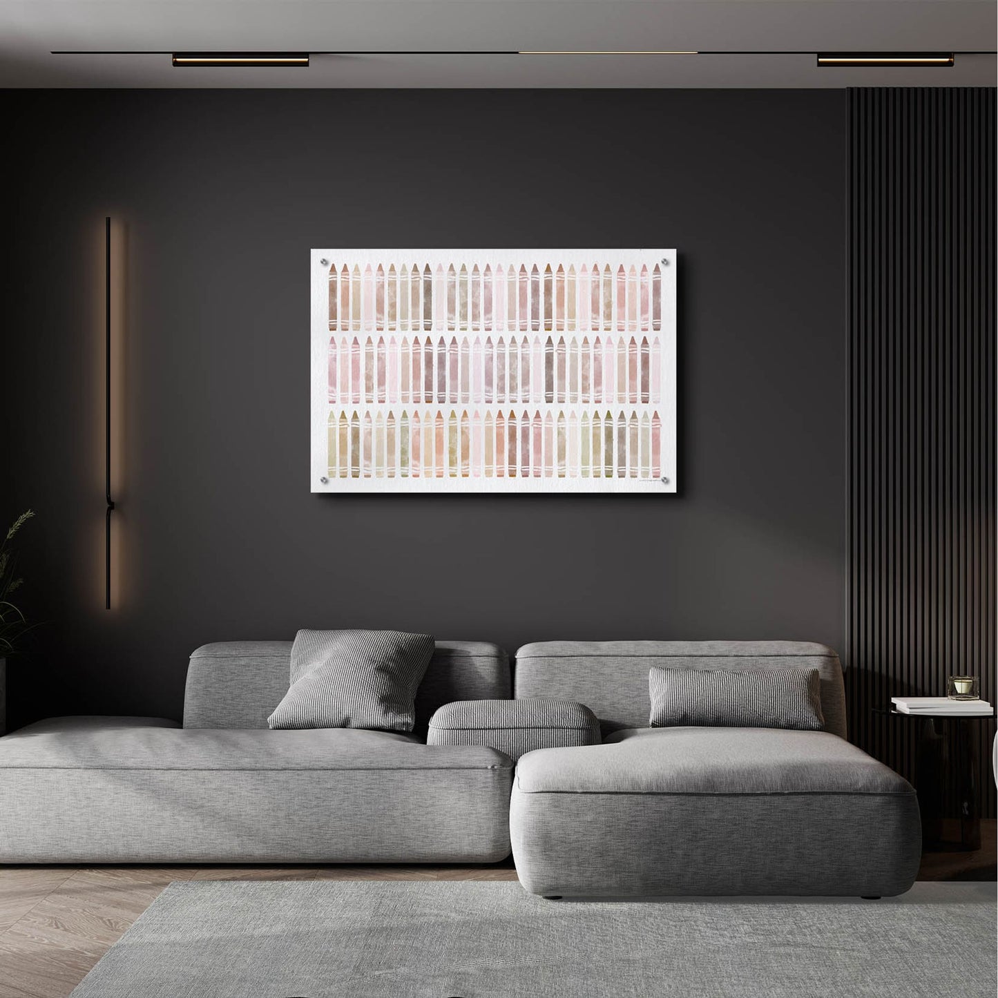 Epic Art 'Crayons of the World' by Kamdon Kreations, Acrylic Glass Wall Art,36x24