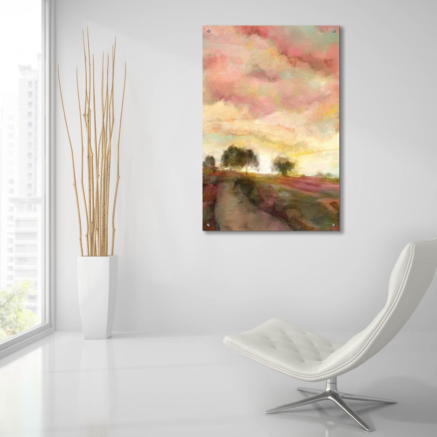 Epic Art 'Soleil' by Kamdon Kreations, Acrylic Glass Wall Art,24x36