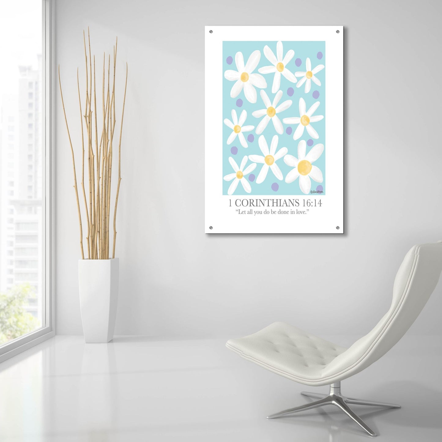 Epic Art 'Done in Love' by Lisa Larson, Acrylic Glass Wall Art,24x36