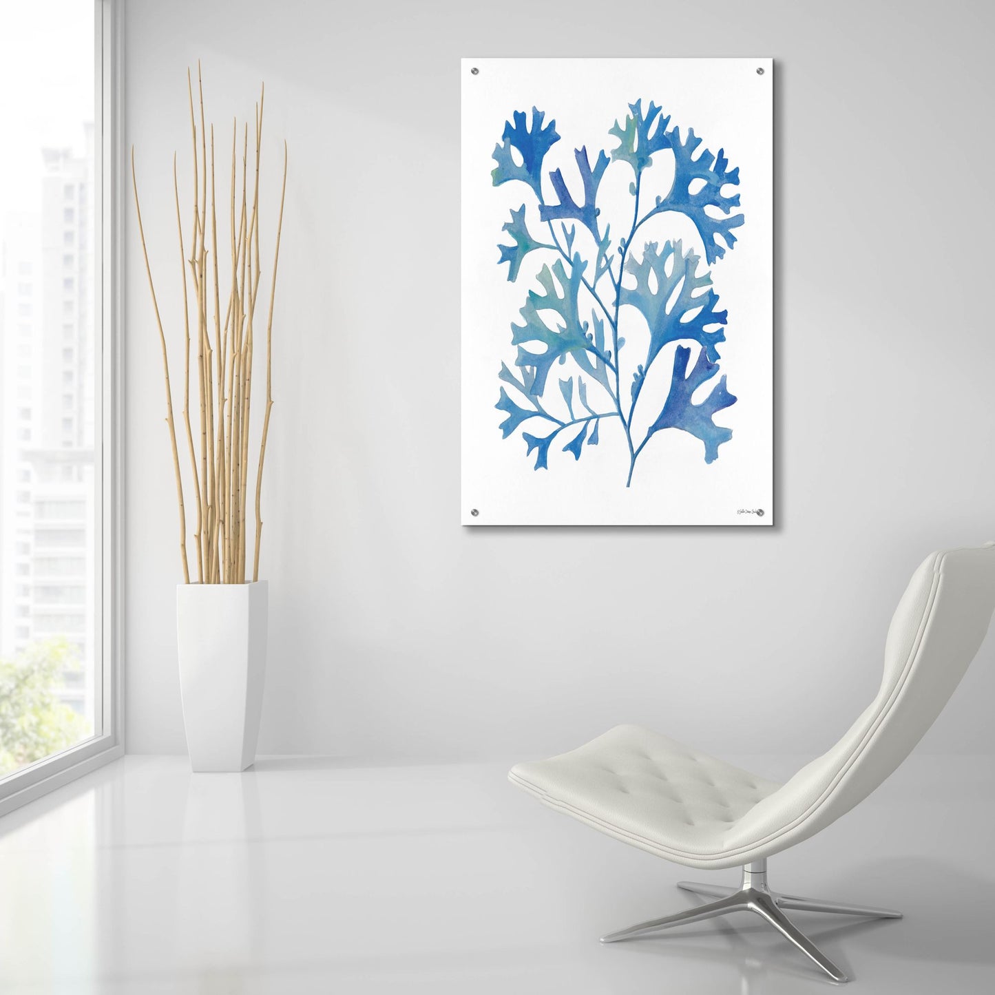 Epic Art 'Coral 2' by Stellar Design Studio, Acrylic Glass Wall Art,24x36