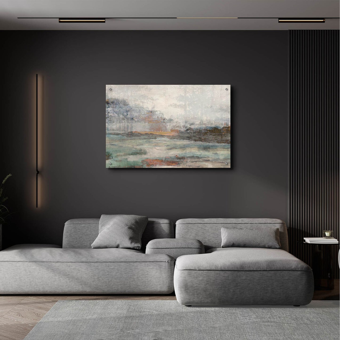 Epic Art 'Distant Tree Silhouette' by Stellar Design Studio, Acrylic Glass Wall Art,36x24