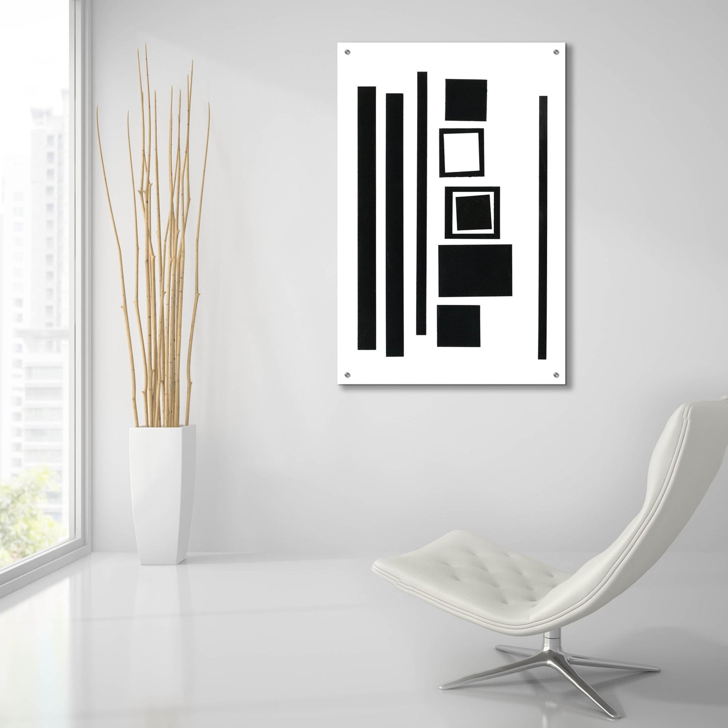 Epic Art 'Prestige I' by Regina Moore, Acrylic Glass Wall Art,24x36