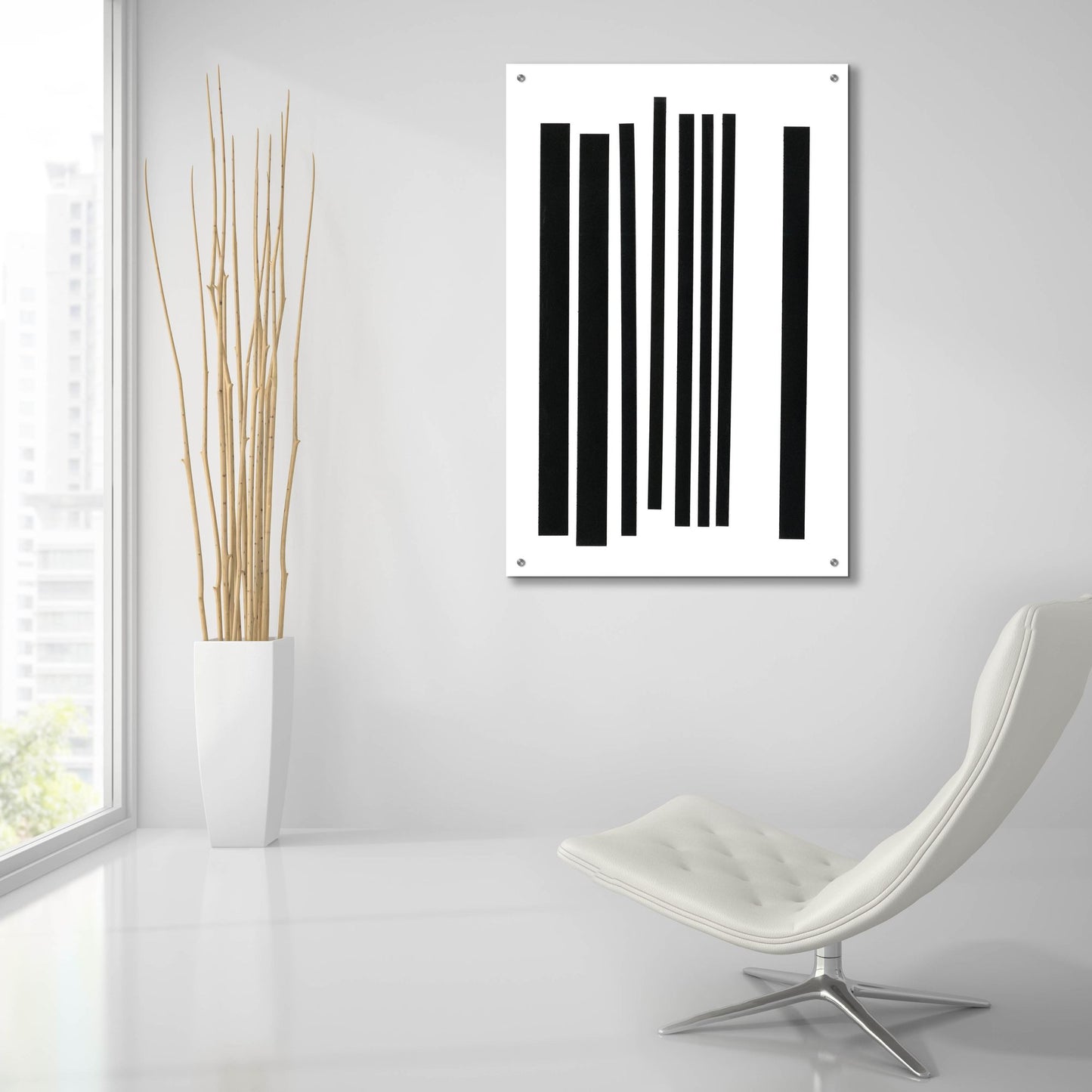 Epic Art 'Prestige III' by Regina Moore, Acrylic Glass Wall Art,24x36
