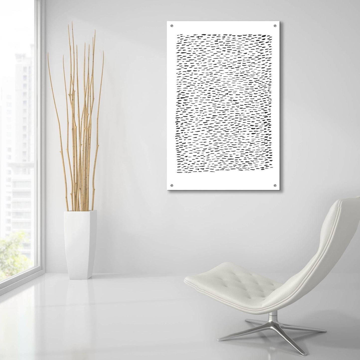 Epic Art 'Unpretentious III' by Regina Moore, Acrylic Glass Wall Art,24x36
