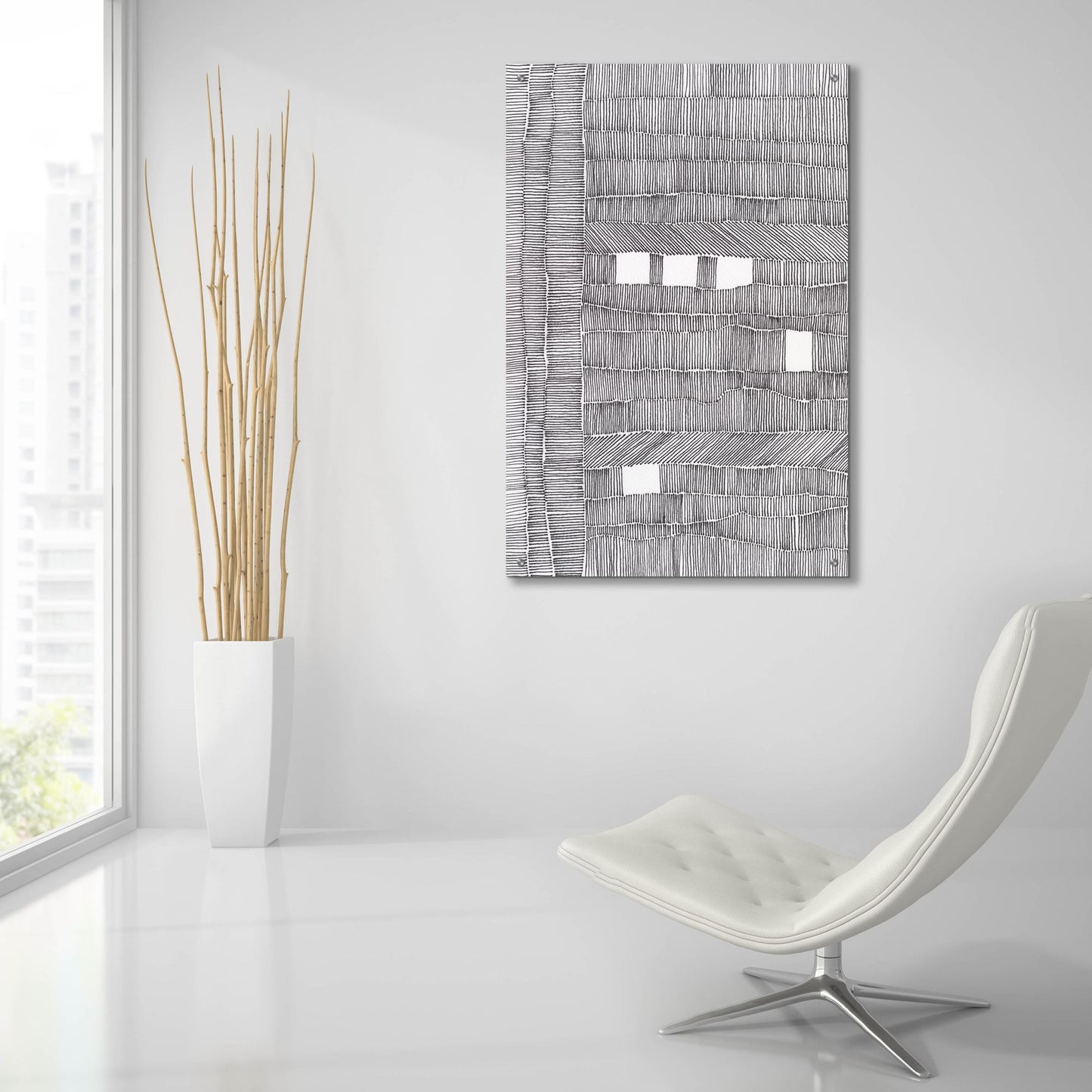 Epic Art 'Tedious I' by Regina Moore, Acrylic Glass Wall Art,24x36