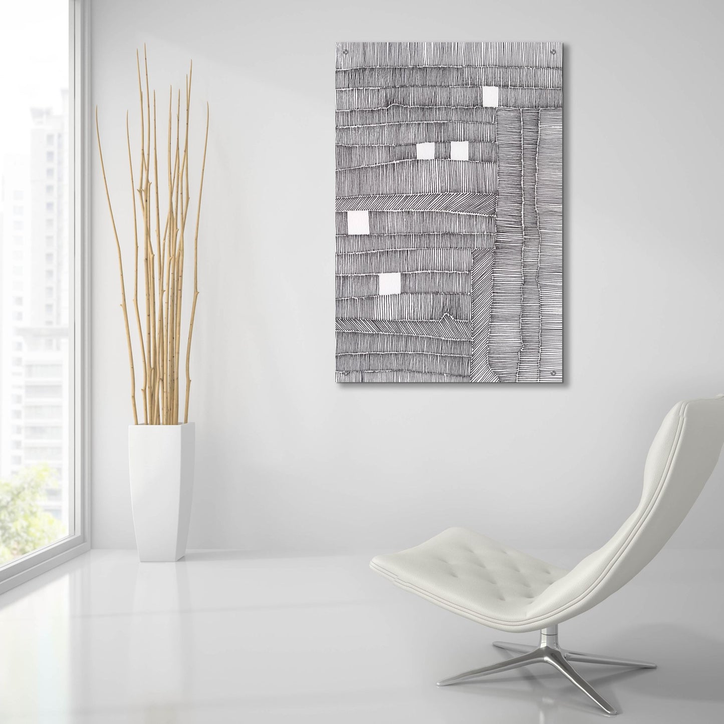 Epic Art 'Tedious II' by Regina Moore, Acrylic Glass Wall Art,24x36