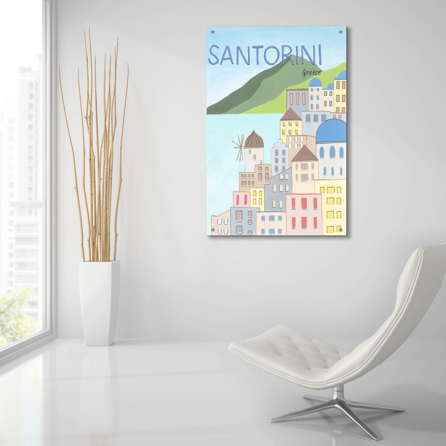 Epic Art 'Living by the Sea II' by Regina Moore, Acrylic Glass Wall Art,24x36