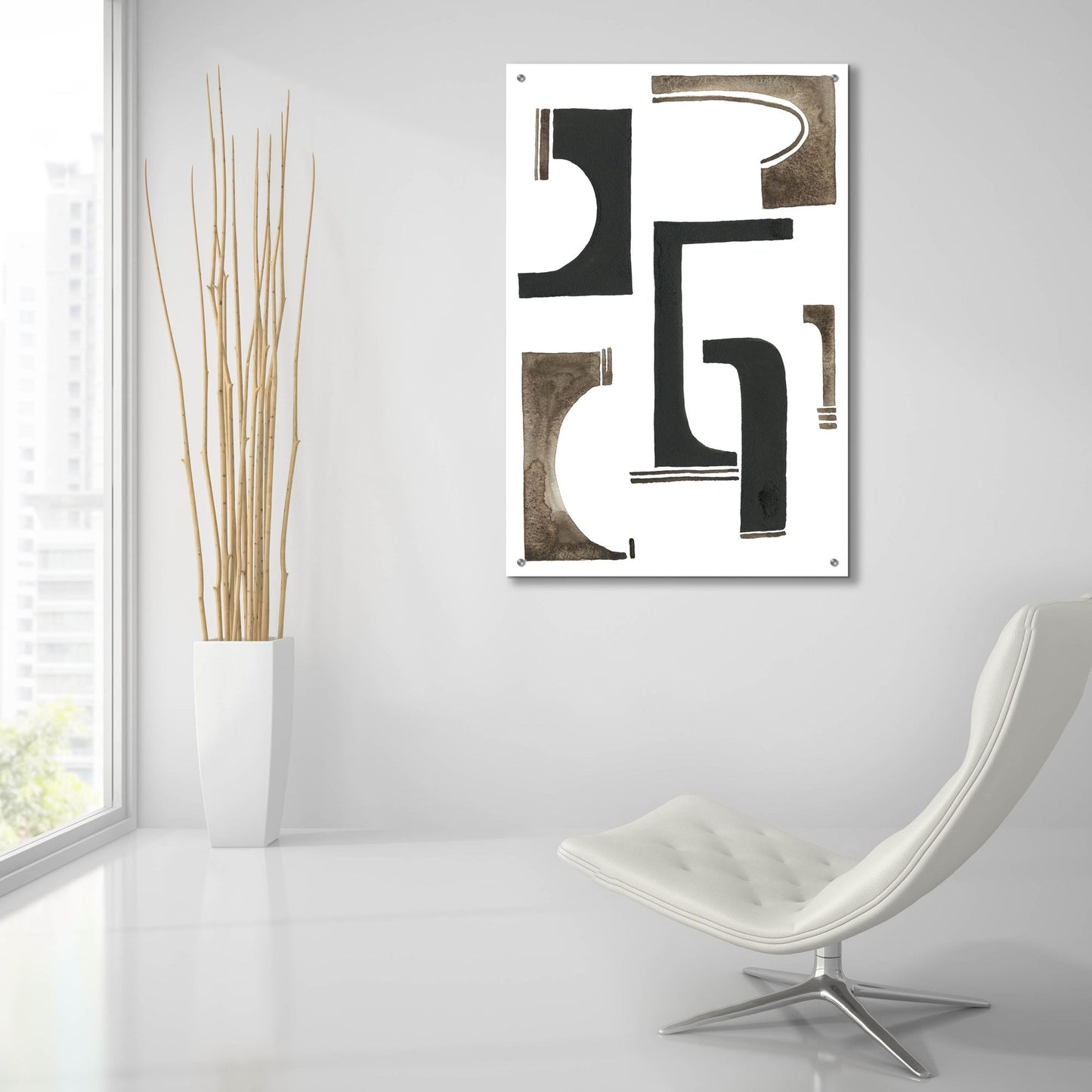 Epic Art 'Midway I' by Regina Moore, Acrylic Glass Wall Art,24x36