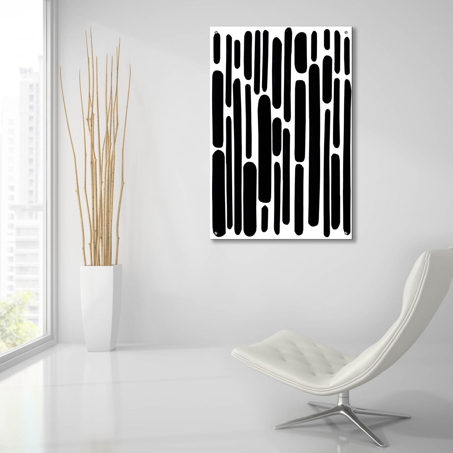 Epic Art 'Shuffle I' by Regina Moore, Acrylic Glass Wall Art,24x36