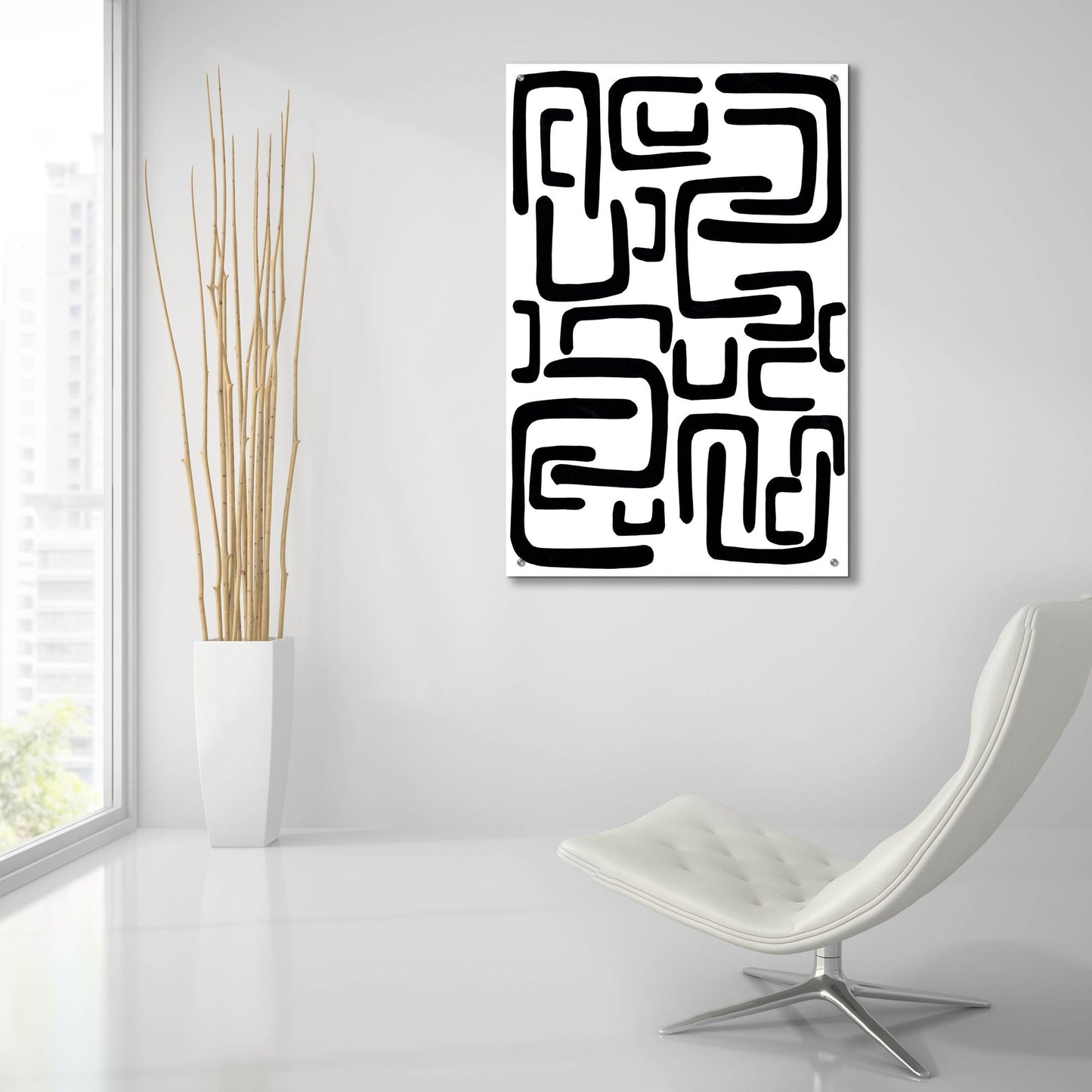 Epic Art 'Shuffle II' by Regina Moore, Acrylic Glass Wall Art,24x36