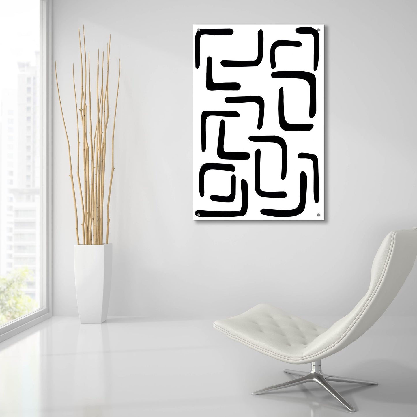 Epic Art 'Shuffle III' by Regina Moore, Acrylic Glass Wall Art,24x36