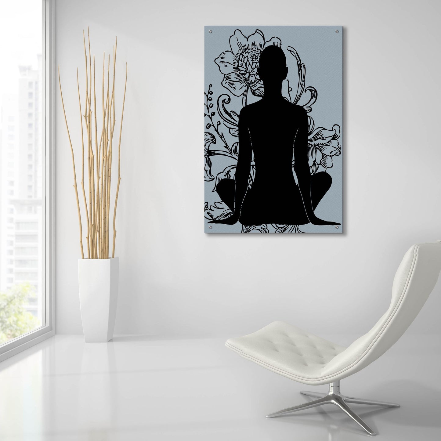 Epic Art 'Slow Breathing III' by Regina Moore, Acrylic Glass Wall Art,24x36