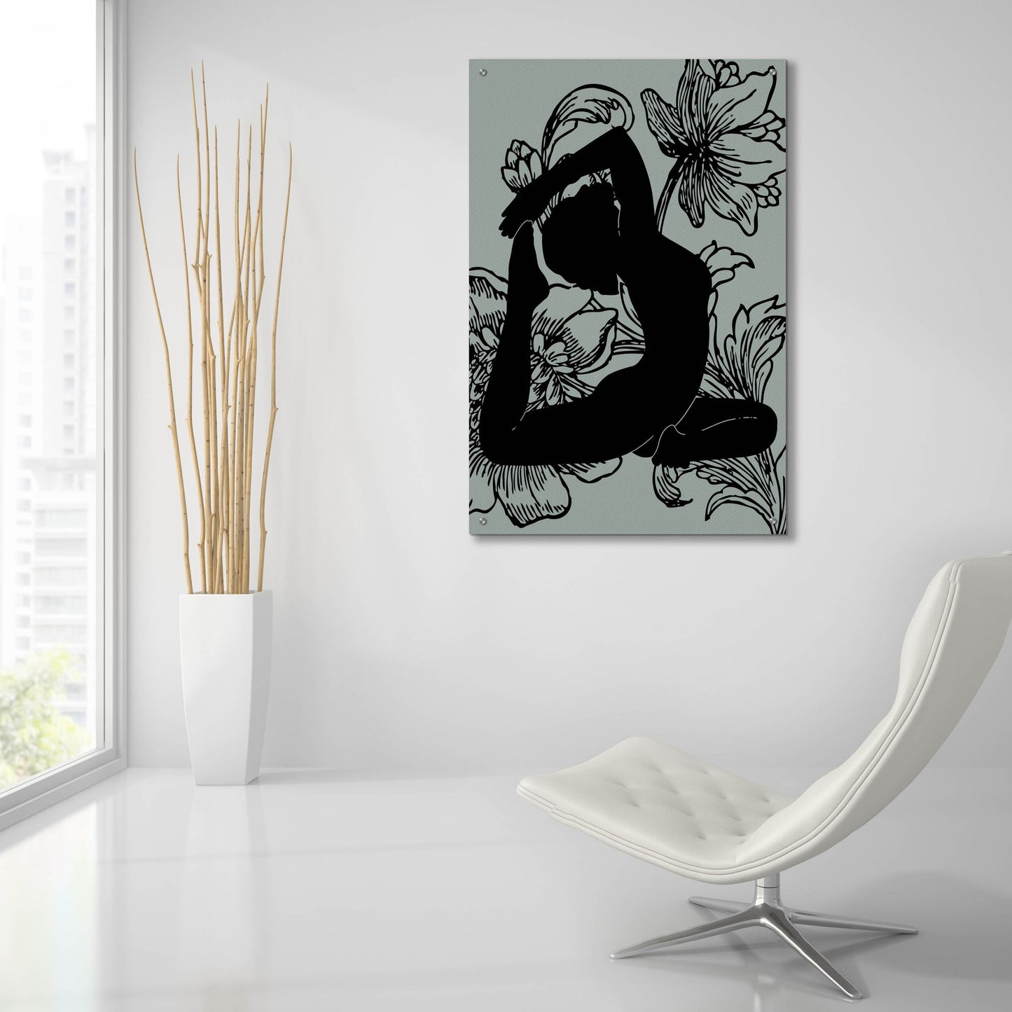 Epic Art 'Slow Breathing IV' by Regina Moore, Acrylic Glass Wall Art,24x36