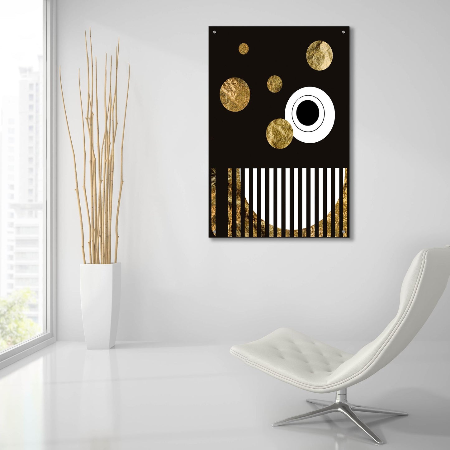 Epic Art 'Spacey I' by Regina Moore, Acrylic Glass Wall Art,24x36