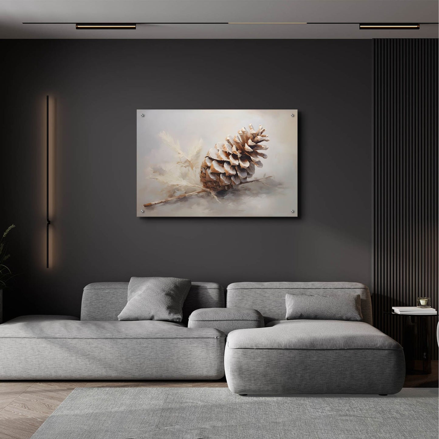 Epic Art 'Pinecone' by Petals Prints Design, Acrylic Glass Wall Art,36x24